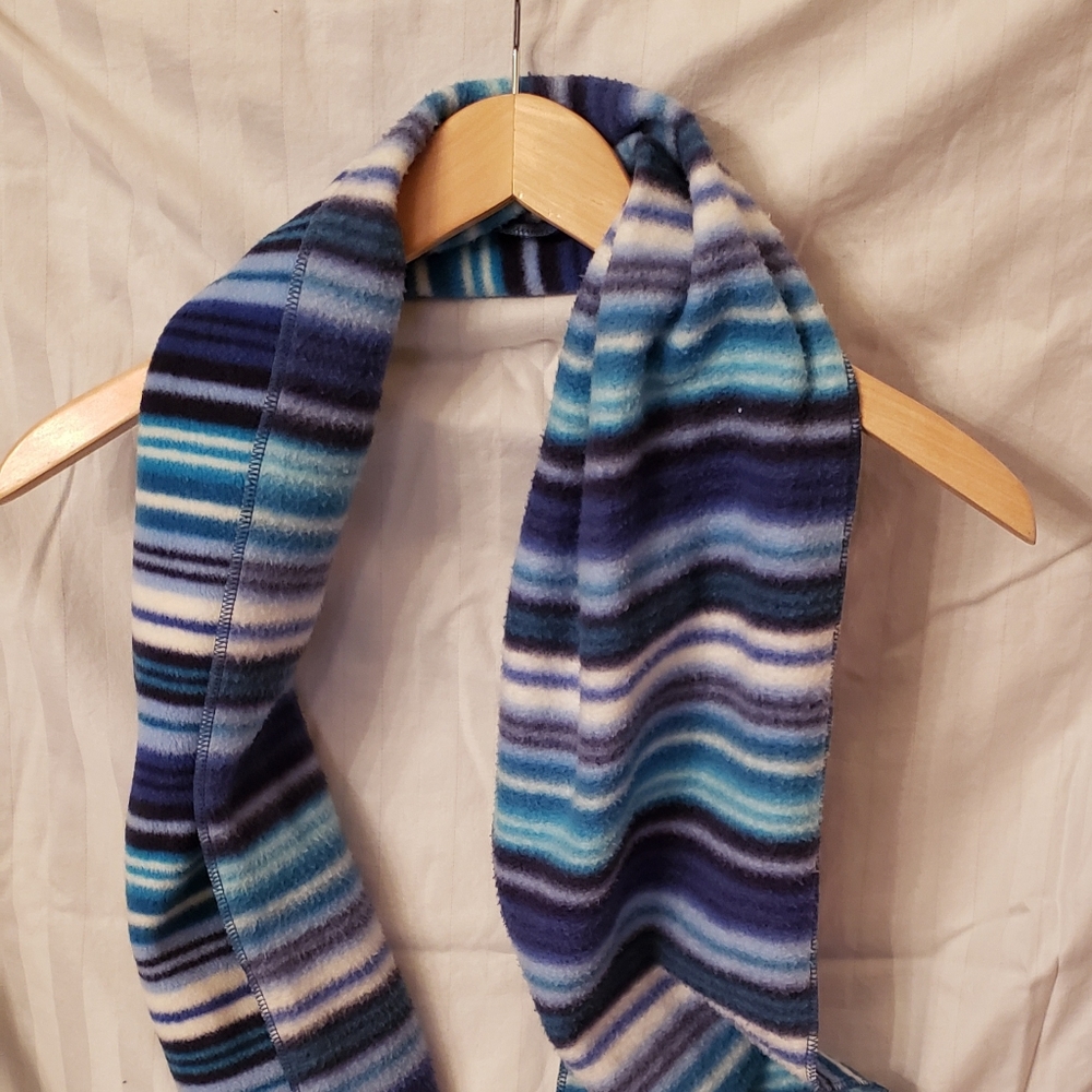Blue Stripe Scarf